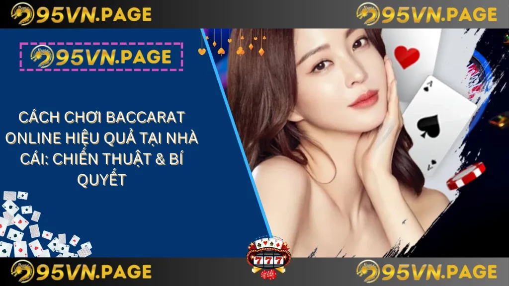 Cách chơi baccarat online hiệu quả tại nhà cái: chiến thuật & bí quyết